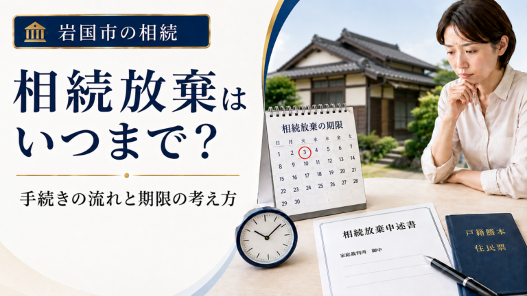 相続期限はいつまで？